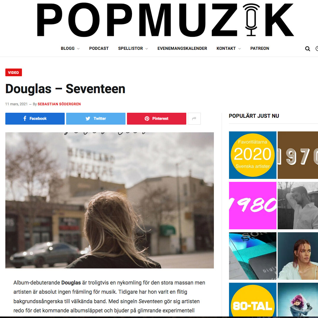 Pop Muzik "Seventeen"